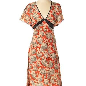 Anthro Maeve Silk Kimono Dress Sz 2